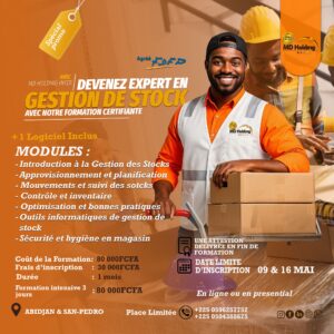 DEVENEZ EXPERT EN GESTION DE STOCK