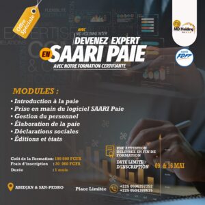 DEVENEZ EXPERT EN SAARI PAIE
